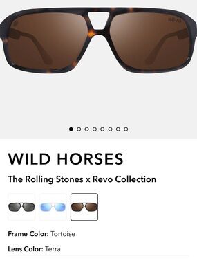 The Rolling Stones x Rêvo World Tour Collection - Wild Horse Sunglasses